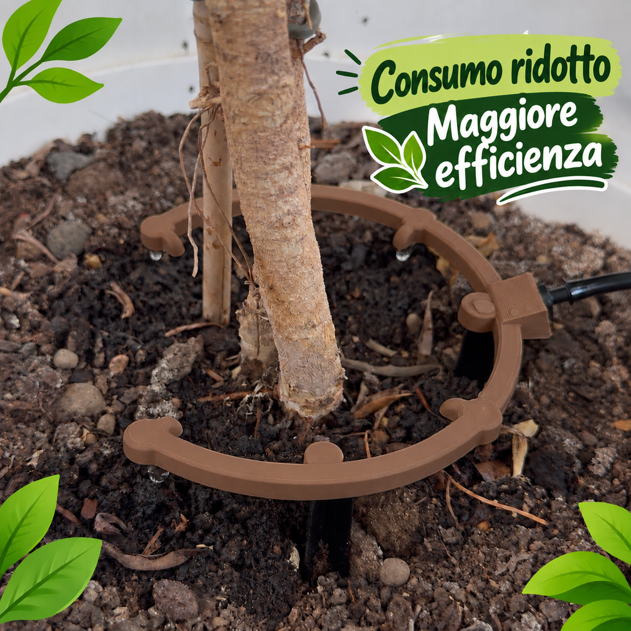 Gocciolatore Delab Garden marrone