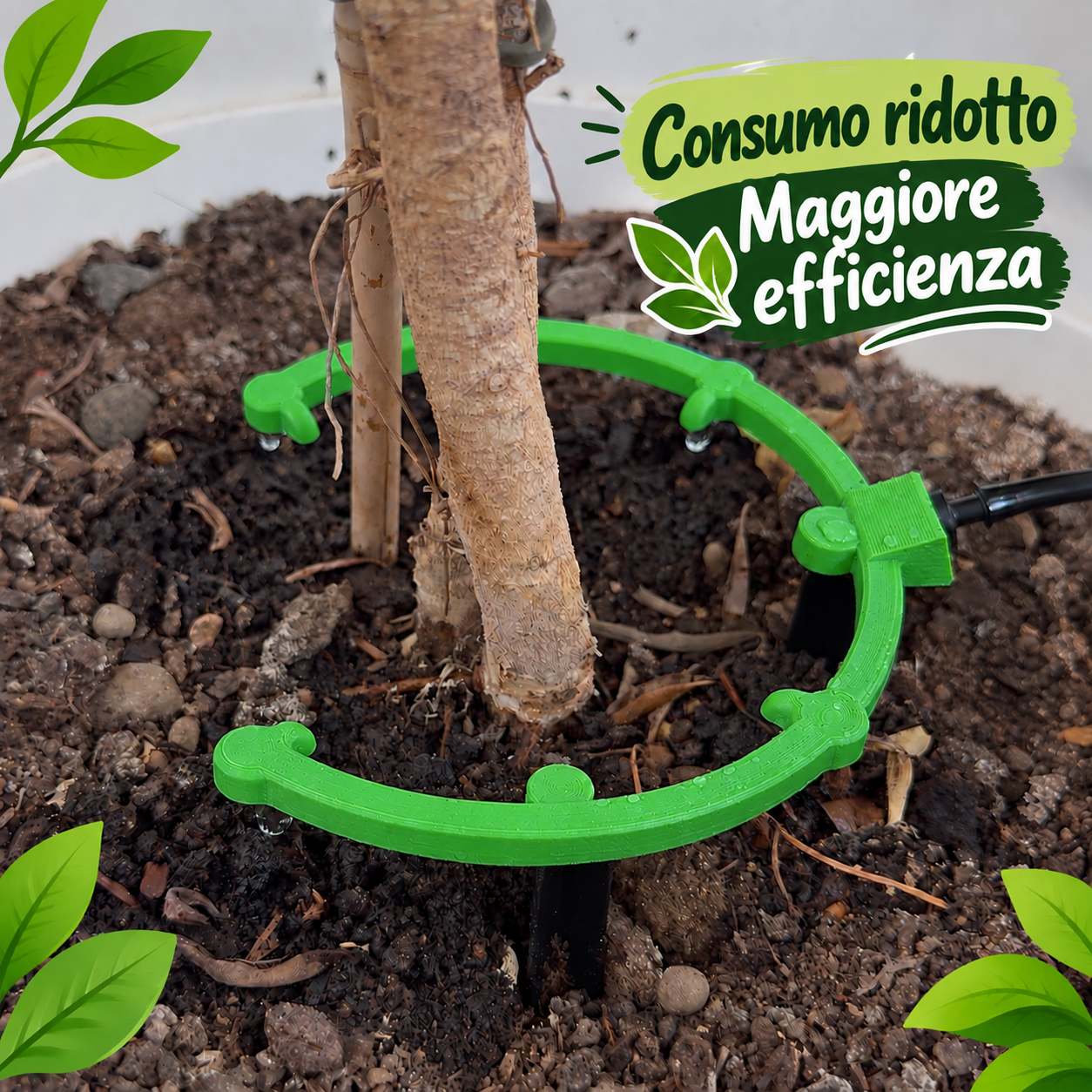 Gocciolatore Delab Garden verde chiaro